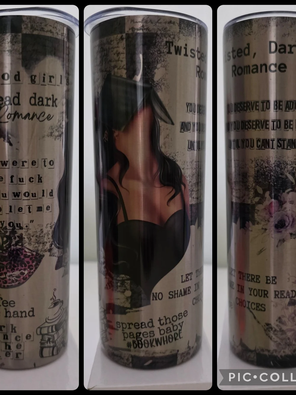 Twisted Dark Romance Stainless Steel Tumbler - Black